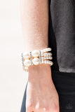 Romance Remix - White - Paparazzi Accessories - Bracelet - Jewelry with Erin Binford