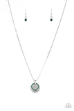 Front and CENTERED - Green - Paparazzi Accessories - Necklace - Jewelry with Erin Binford