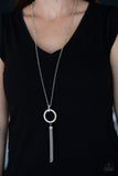 Straight To The Top - White - Paparazzi Accessories - Necklace - Jewelry with Erin Binford