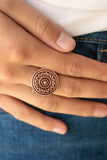 Seasonal Shine - Copper - Paparazzi Accessories - Ring - Jewelry with Erin Binford