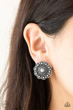 Foxy Flowers-Silver - Paparazzi Accessories - Earring - Jewelry with Erin Binford
