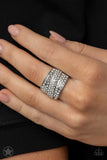 The Millionaires Club - White - Paparazzi Accessories - Ring - Jewelry with Erin Binford