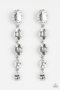 Red Carpet Radiance - White - Paparazzi Accessories - Earring - Jewelry with Erin Binford