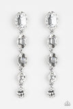 Red Carpet Radiance - White - Paparazzi Accessories - Earring - Jewelry with Erin Binford