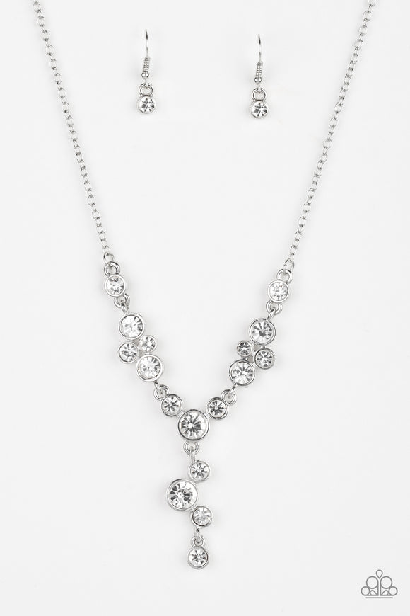 Five-Star Starlet - White - Paparazzi Accessories- Necklace - Jewelry with Erin Binford