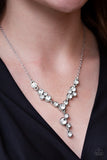 Five-Star Starlet - White - Paparazzi Accessories- Necklace - Jewelry with Erin Binford