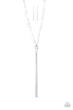 Forget Me KNOT - Silver - Paparazzi Accessories - Necklace - Jewelry with Erin Binford