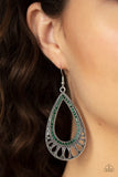 Royal Finesse-Green - Paparazzi Accessories - Earring - Jewelry with Erin Binford