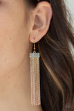 Twinkling Tapestry - Gold - Paparazzi Accessories - Earring - Jewelry with Erin Binford