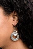 Rustic Retreat-Silver-Paparazzi Accessories -Earring - Jewelry with Erin Binford