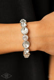 Still GLOWING Strong - White - Paparazzi Accessories - Bracelet - Jewelry with Erin Binford