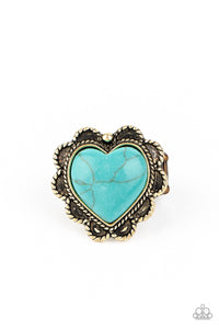 Desert Desire - Brass - Paparazzi Accessories - Ring - Jewelry with Erin Binford