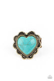 Desert Desire - Brass - Paparazzi Accessories - Ring - Jewelry with Erin Binford