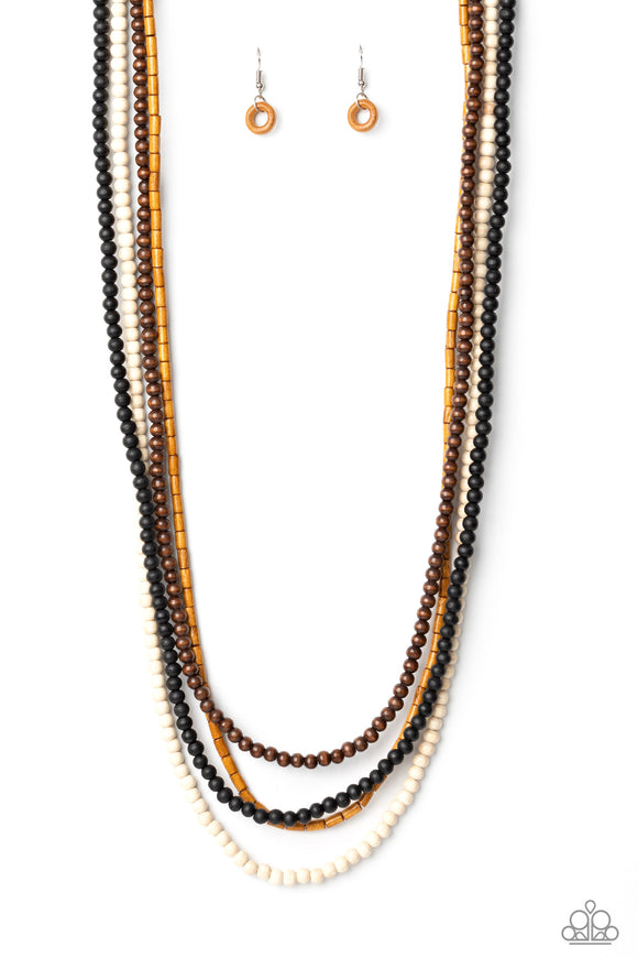 Bermuda Beaches - Multi - Paparazzi Accessories - Necklace - Jewelry with Erin Binford