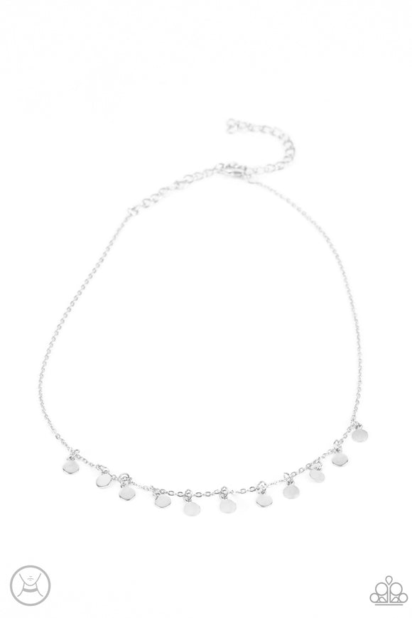 Ready, Set, DISCO! - Silver - Paparazzi Accessories - Necklace - Jewelry with Erin Binford