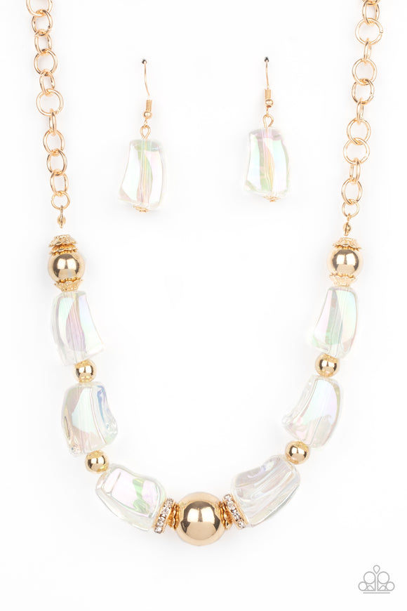 Iridescently Ice Queen - Gold - Jewelry with Erin Binford