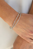 Plus One Status - White - Paparazzi Accessories - Bracelet - Jewelry with Erin Binford