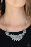 Queen of the QUILL - Silver - Paparazzi Accessories - Necklace - Jewelry with Erin Binford