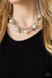 Galactic Gala - White - Paparazzi Accessories - Necklace - Jewelry with Erin Binford