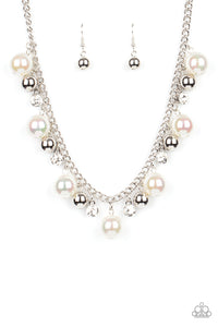 Galactic Gala - White - Paparazzi Accessories - Necklace - Jewelry with Erin Binford