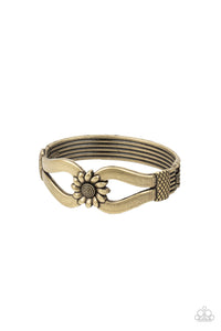 Let A Hundred SUNFLOWERS Bloom - Brass - Paparazzi Accessories - Bracelet - Jewelry with Erin Binford
