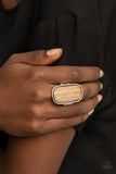 Reclaimed Refinement - Brown - Paparazzi Accessories - Ring - Jewelry with Erin Binford