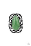 Mystical Mambo - Green - Paparazzi Accessories - Ring - Jewelry with Erin Binford
