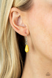 Here Today, PATAGONIA Tomorrow - Yellow - Paparazzi Accessories - Necklace - Jewelry with Erin Binford