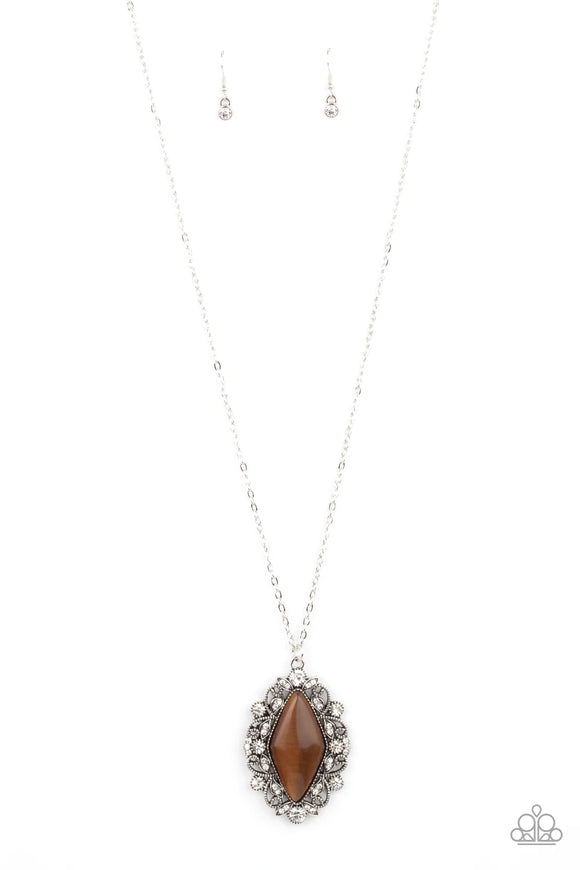 Exquistely Enchanted- Brown - Paparazzi Accessories - Necklace - Jewelry with Erin Binford
