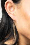 Think PAW-sitive - Gold - Paparazzi Accessories - Necklace - Jewelry with Erin Binford