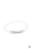 Family is Forever - White - Paparazzi Accessories - Bracelet - Jewelry with Erin Binford