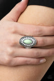 Tea Light Twinkle - Green - Paparazzi Accessories - Ring - Jewelry with Erin Binford