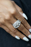 Imperial Incandescence - White - Paparazzi Accessories - Ring - Jewelry with Erin Binford