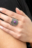 Exquisitely Ornamental - Purple - Paparazzi Accessories - Ring - Jewelry with Erin Binford