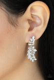 Frond Fairytale - White - Paparazzi Accessories - Earring - Jewelry with Erin Binford