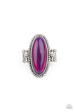 Oval Oasis - Purple - Jewelry with Erin Binford