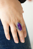 Oval Oasis - Purple - Jewelry with Erin Binford