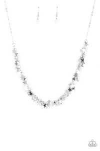Starry Anthem - Silver- Paparazzi Accessories - Necklace - Jewelry with Erin Binford
