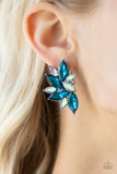 Instant Iridescence - Blue - Paparazzi Accessories - Earring - Jewelry with Erin Binford