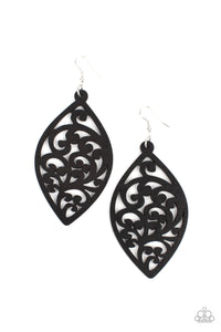 Coral Garden - Black - Paparazzi Accessories - Earring - Jewelry with Erin Binford