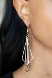 Shape Shifting Shimmer - Silver - Paparazzi Accessories - Earring - Jewelry with Erin Binford