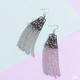 Cleopatras Allure - Silver - Paparazzi Accessories - Earring - Jewelry with Erin Binford
