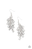 Ice Garden Gala - White - Paparazzi Accessories - Earring - Jewelry with Erin Binford