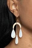 Atlantis Ambience - Gold - Paparazzi Accessories - Earring - Jewelry with Erin Binford