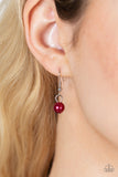 Tearoom Gossip - Red - Paparazzi Accessories - Necklace - Jewelry with Erin Binford