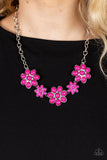 Flamboyantly Flowering - Pink - Paparazzi Accessories - Necklace - Jewelry with Erin Binford