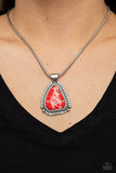 Artisan Adventure - Red - Paparazzi Accessories - Necklace - Jewelry with Erin Binford