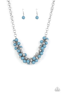 Party Procession - Blue - Paparazzi Accessories - Necklace - Jewelry with Erin Binford