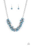 Party Procession - Blue - Paparazzi Accessories - Necklace - Jewelry with Erin Binford