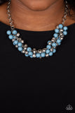 Party Procession - Blue - Paparazzi Accessories - Necklace - Jewelry with Erin Binford